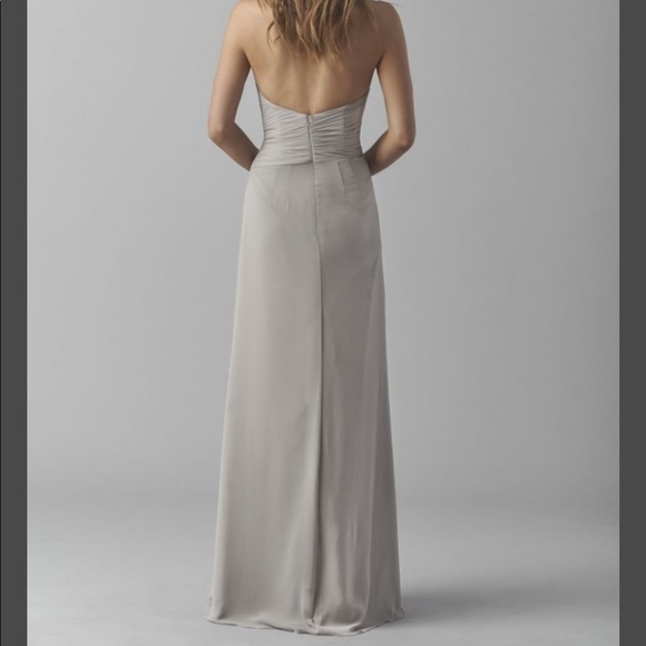 Watters and Watters French Blue Gown 8541 - Picture 2 of 6